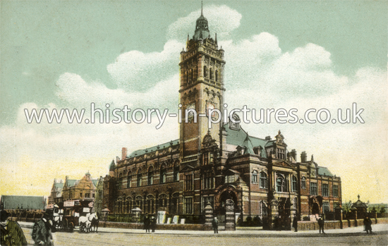 Town Hall, East Ham, London. c.1905.
